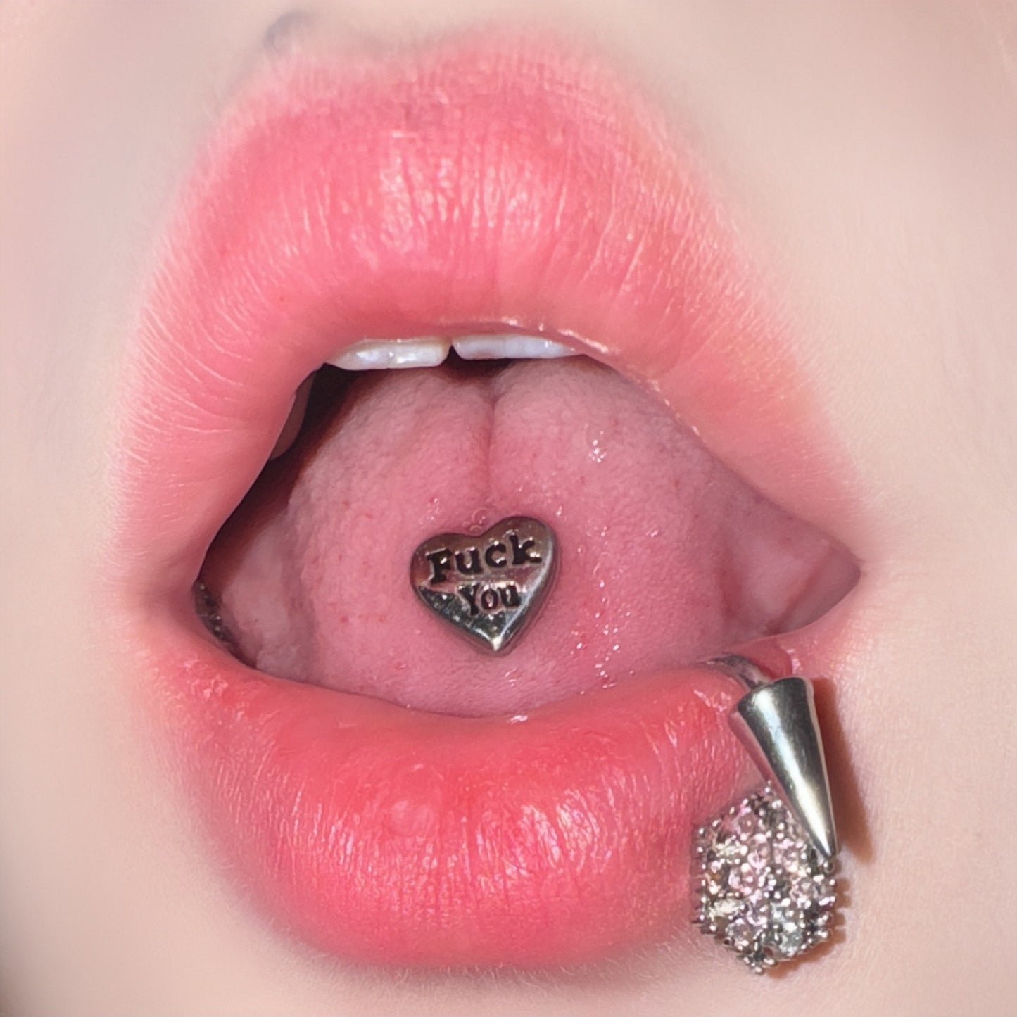 Eat n Fuck Slang Tongue Ring