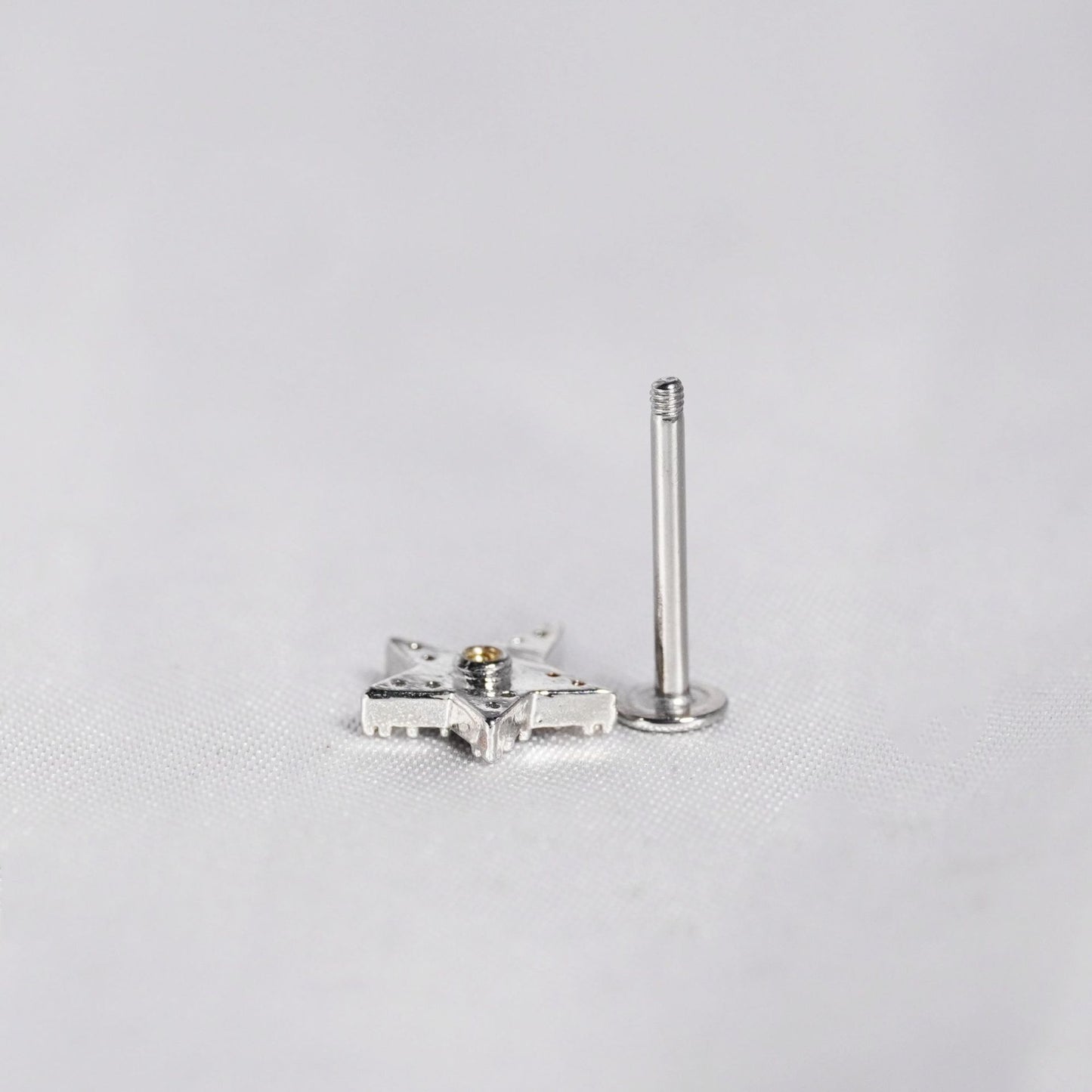 Multi Colors Three A Set Rock Stars Lip Ring
