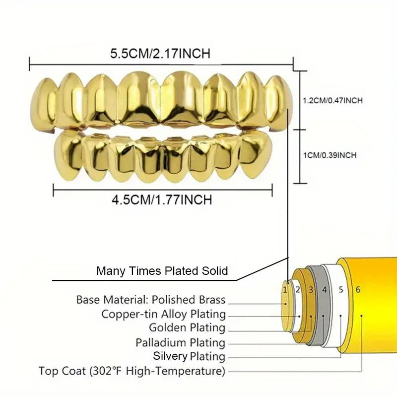 Asap Rocy Style Teeth Grillz