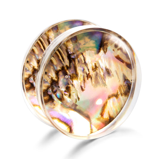 multicolors Acrylic Shell Pattern Ear gauge