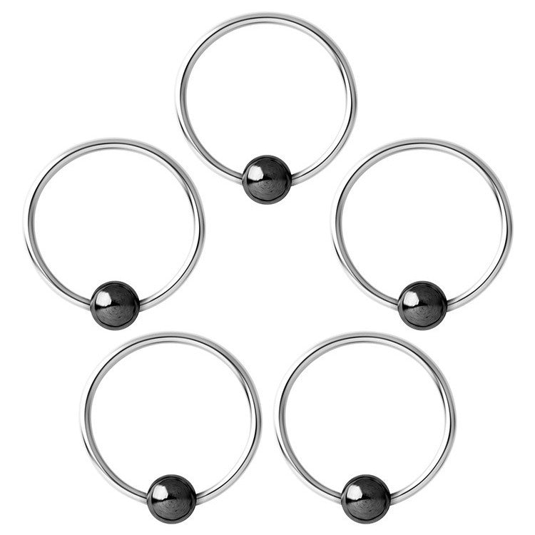 Classic Simple Style One Ball Nose Ring