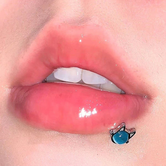 Cute Cat Lover Lip Ring