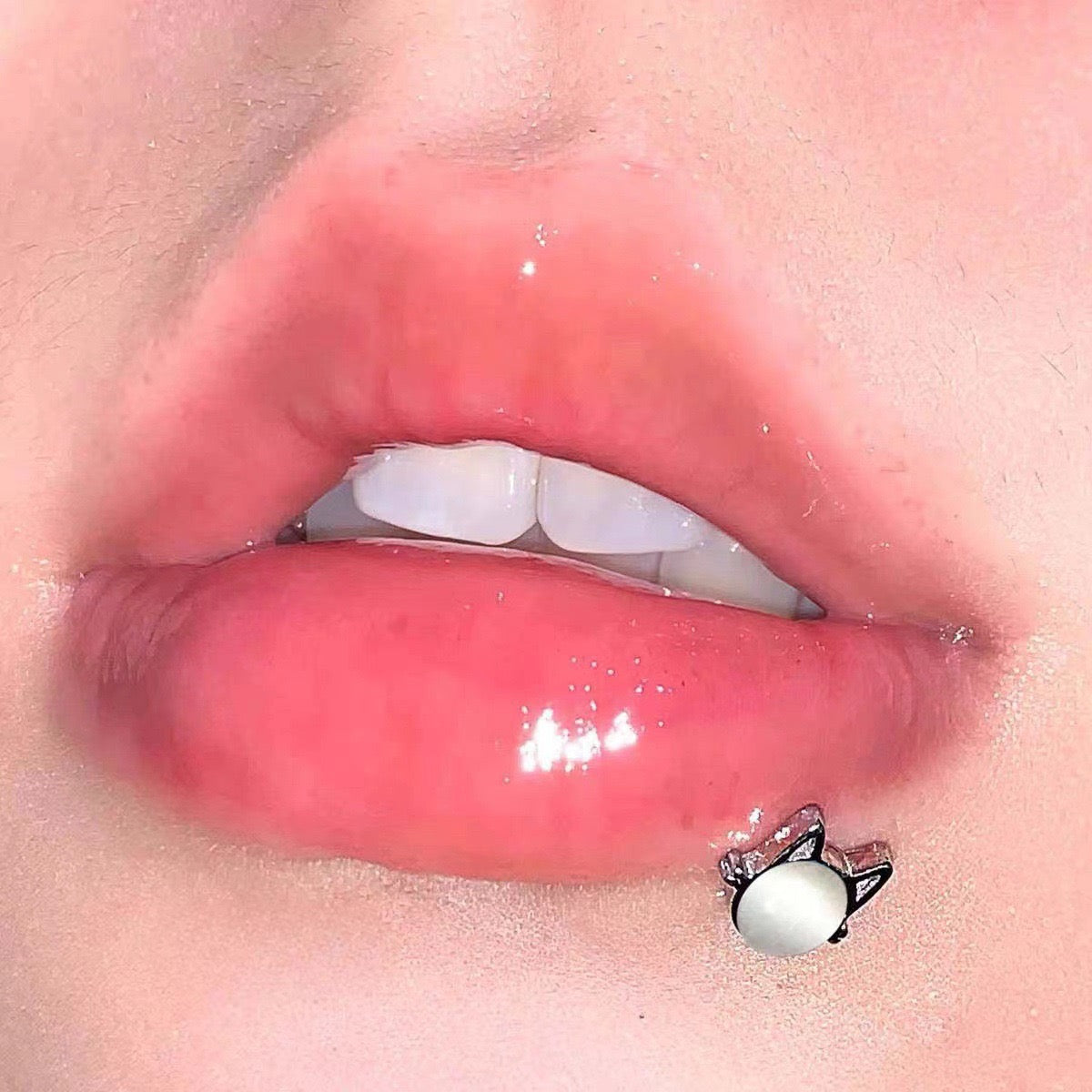 Cute Cat Lover design Lip Ring near me