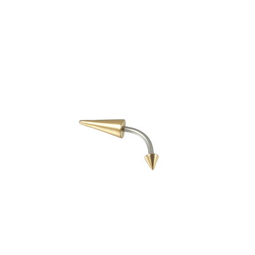 Random Box: Two Pairs Of Cone Eyebrow Rings