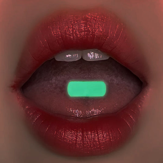 Luminous in TheDark Night Club Capsule Tongue Ring 