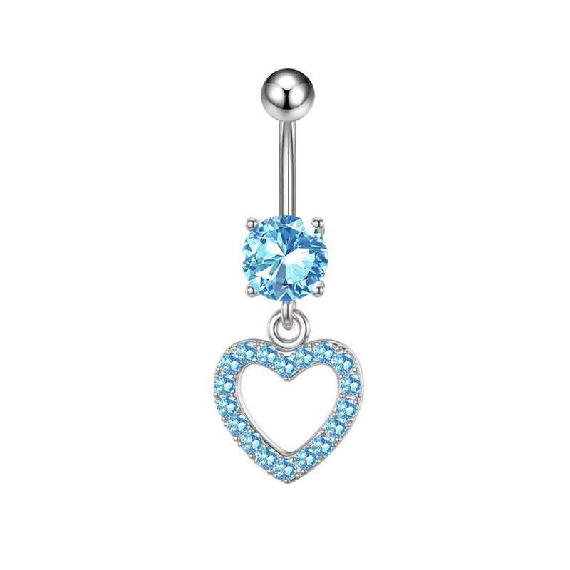 Love In Snow Belly Button Ring