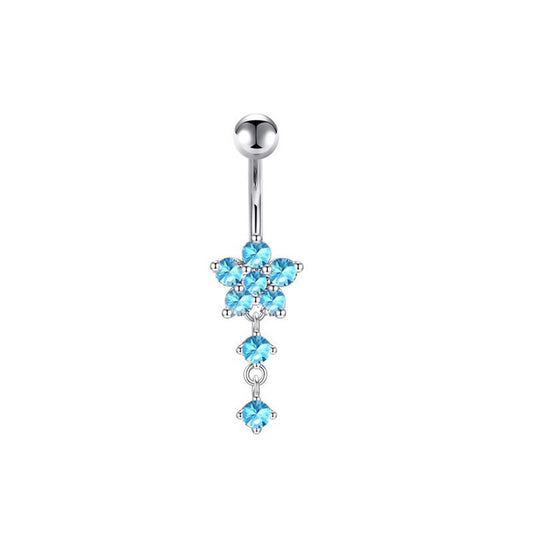 Love In Snow Belly Button Ring