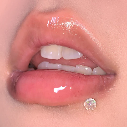 Three Colors Transparent Lip/Ear Ring